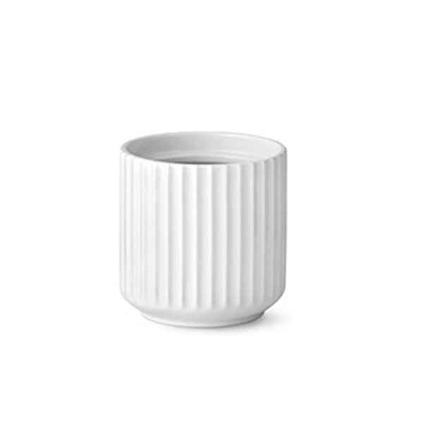 Lyngby Urtepotte i hvid porcelæn - 11,5 cm