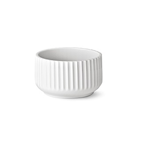 Lyngby Skål 14 cm - hvid porcelæn