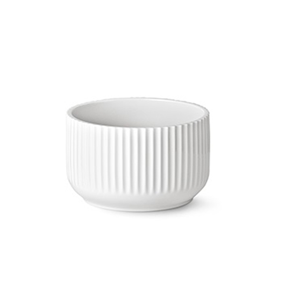Lyngby Skål 17 cm - hvid porcelæn