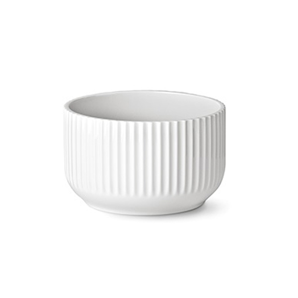 Se Lyngby Skål 20 cm - hvid porcelæn hos Kai Berntsen ApS