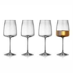 Lyngby Glas Krystal Zero Hvidvinsglas - 4 stk.