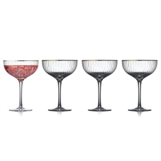 Lyngby Glas Palermo Gold Cocktailglas 31,5cl. - 4 stk.