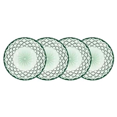 Lyngby Sorrento Asietter 4 stk. - Grøn