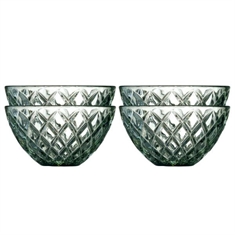 Lyngby Glas Sorrento Skål Ø12 cm. - 4 stk. Grøn