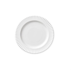 Lyngby Tallerken - Ø20cm. hvid