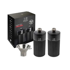 Peugeot Duo Line Salt og Peberkværn sæt Mat sort