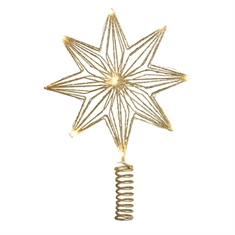 Sirius Chloe Topstjerne med lys - Guld