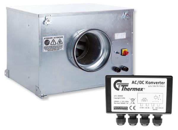 Thermex CAB-200  EC loftmotor - inkl. AC/DC konverter