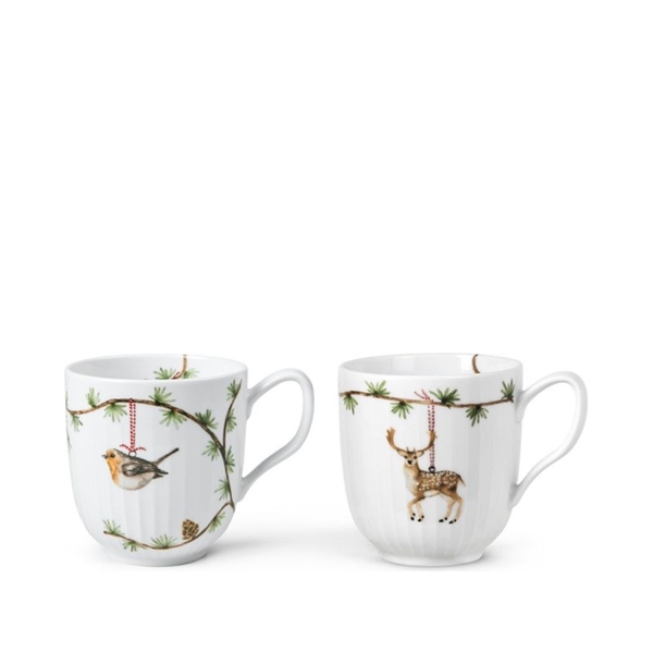 Kähler Hammershøi Christmas Krus 2023 & 2021 - 33cl.