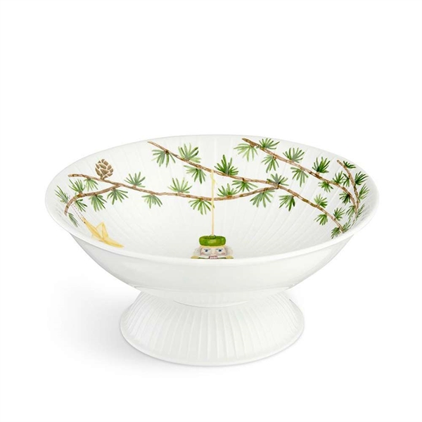 Kähler Hammershøi Christmas Opsats Ø 23 cm - Hvid m/deko