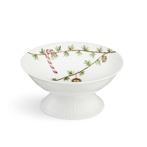 Kähler Hammershøi Christmas Opsats Ø 16 cm - hvid m/deko