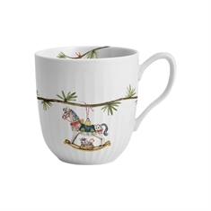 Kähler Hammershøi Christmas Krus 2025 33cl hvid m. deko