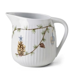 Kähler Hammershøi Christmas Saucekande 66 cl. - Hvid m/deko