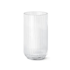 Lyngby vase 20 cm klar glas
