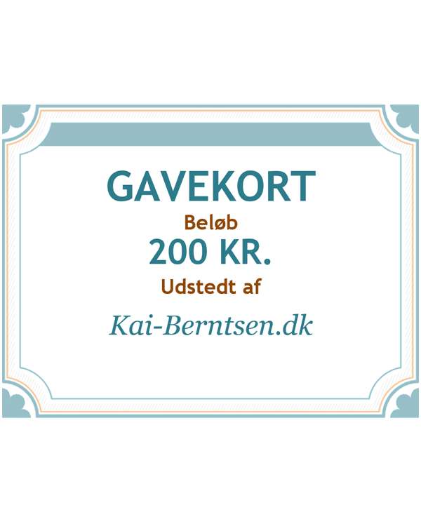 Gavekort på 200 kr.