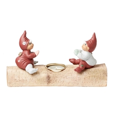 Klarborg Julemærkepar 2021 Nora og Arthur Fyrfadsstage