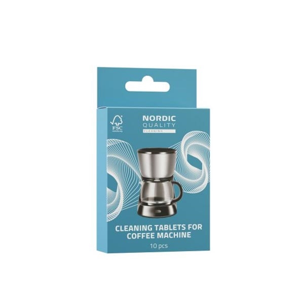 Nordic Quality Cleaning Rengøringstabs til kaffemaskine - 10 stk.
