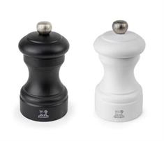 Peugeot Bistro Salt- og peberkværn Sort/Hvid  10 cm.  Kai-Berntsen.dk