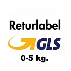 Returlabel - 0-5 kg.