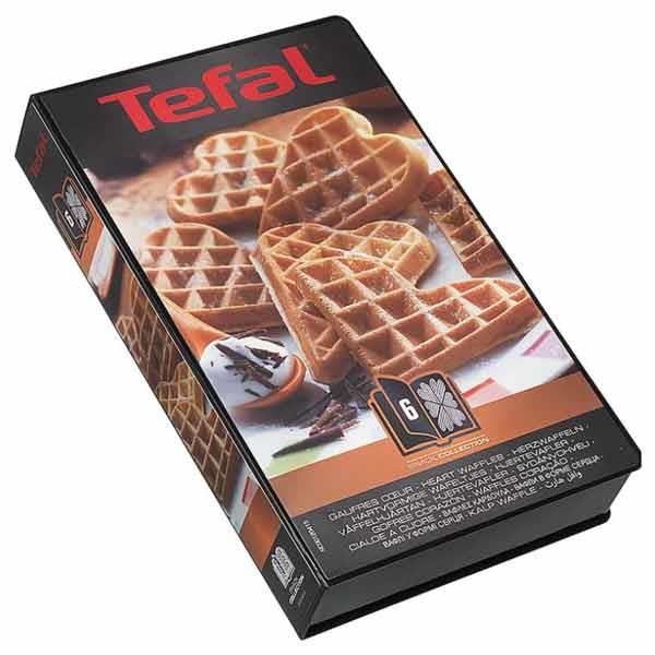 Tefal XA800612 Snack Collection misura 6 Piatto a forma di cuore ideale per riporre i set di piatti con pratica scatola 
