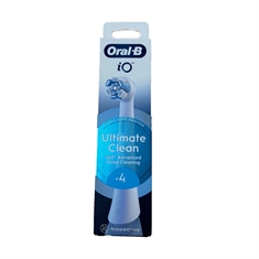 Oral B iO Ultimate Clean Tandbørstehoveder hvid - 4 stk.