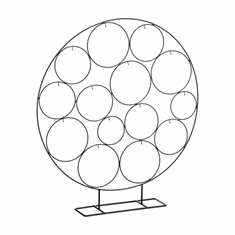 Dekorationstativ til julepynt - sort