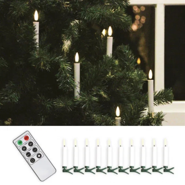 Det Gamle Apotek Juletræslys LED - 10 stk.