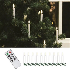 Det Gamle Apotek Juletræslys LED - 10 stk.