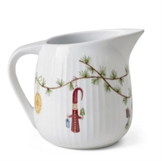 Kähler Hammershøi Christmas Saucekande 66 cl. - Hvid m/deko