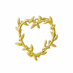 Rosendahl Karen Blixen Mistelten Hjerte - forgyldt