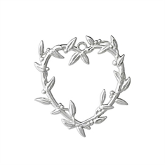 Rosendahl Karen Blixen Mistelten Hjerte - forsølvet