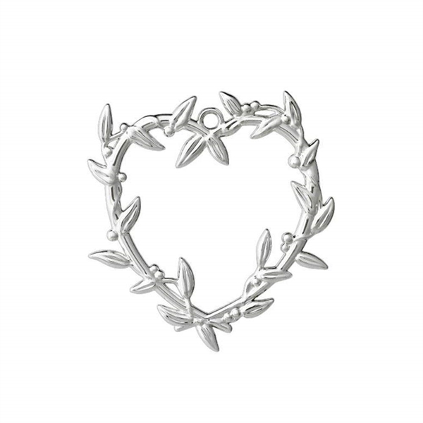 Rosendahl Karen Blixen Mistelten Hjerte - forsølvet