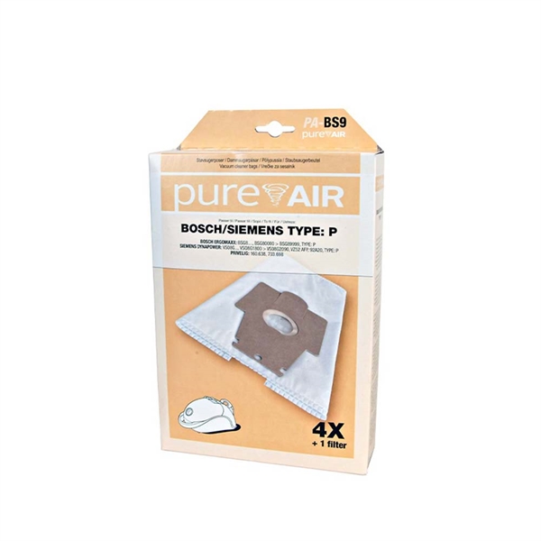 PureAir BS9 Støvsugerposer