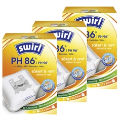 Swirl PH86/PH96 Støvsugerposer Electrolux mm. 3-pak